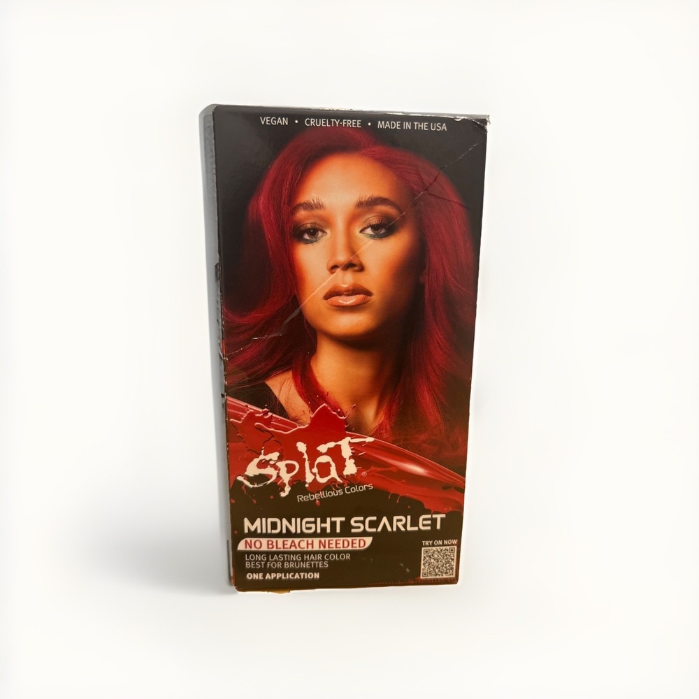 Splat Rebellious Colors Hair‎ Color Midnight Scarlet Vegan Made In The USA
